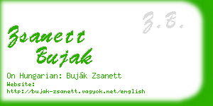 zsanett bujak business card
